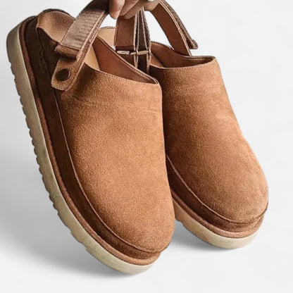 Dames Instap Pantoffels met Verstelbare Hielband en Comfortzool