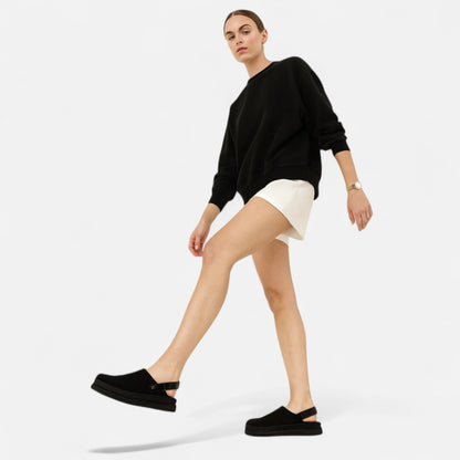 Dames Instap Pantoffels met Verstelbare Hielband en Comfortzool