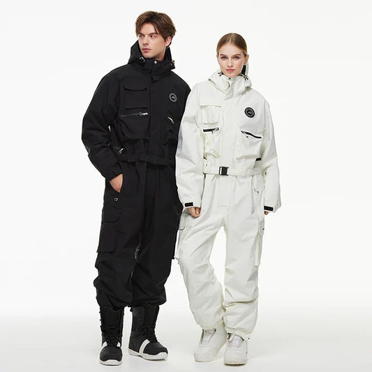 Waterdichte Unisex Ski Overall met Geïsoleerde Bescherming