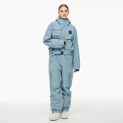 Waterdichte Unisex Ski Overall met Geïsoleerde Bescherming
