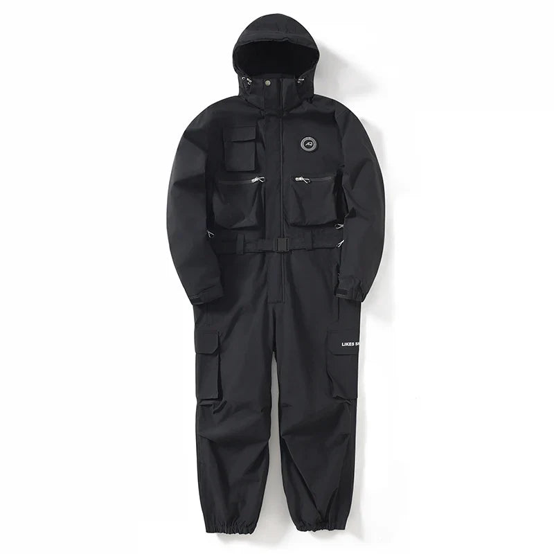 Waterdichte Unisex Ski Overall met Geïsoleerde Bescherming