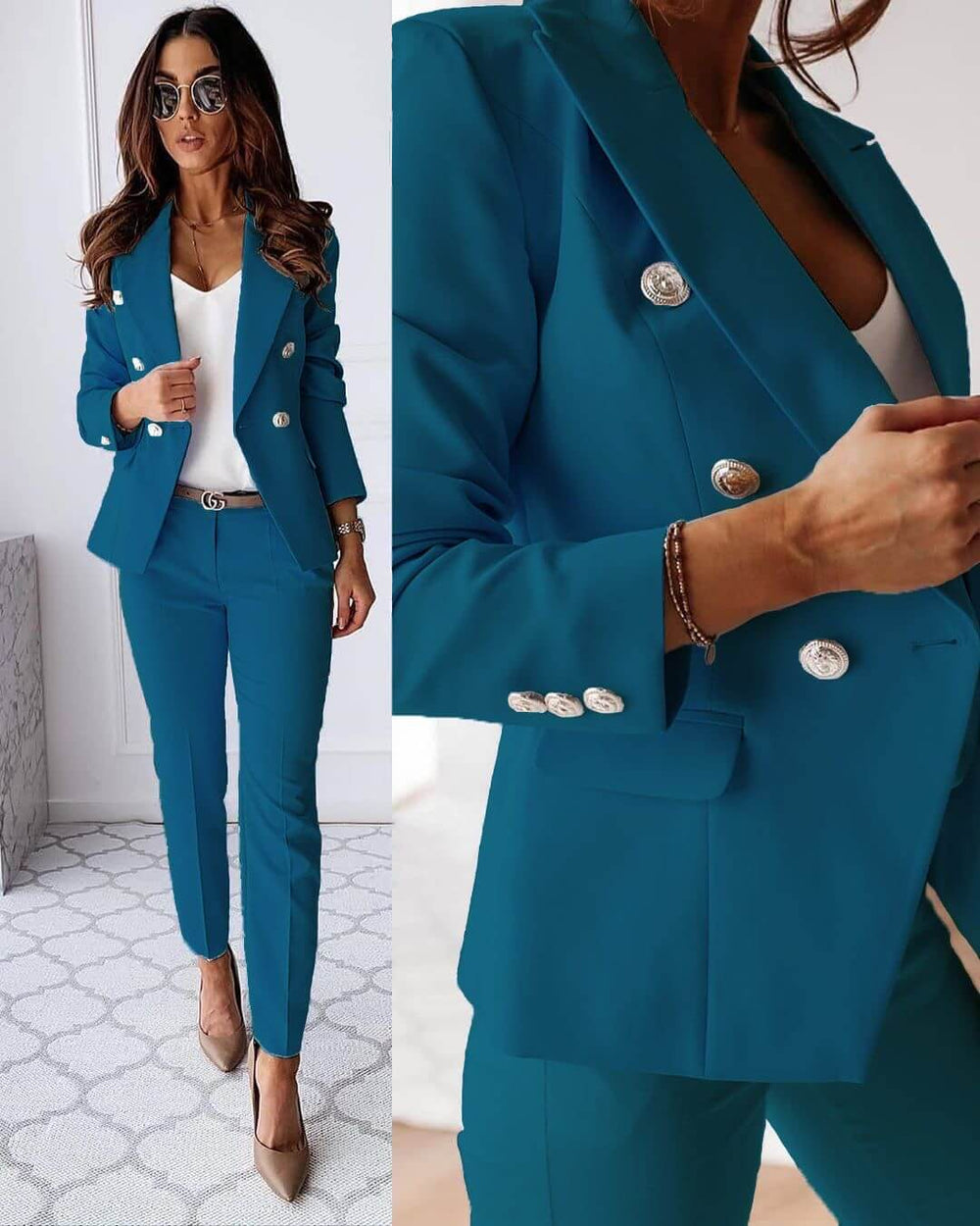 Marije-Rose - Elegante blazer en broek set