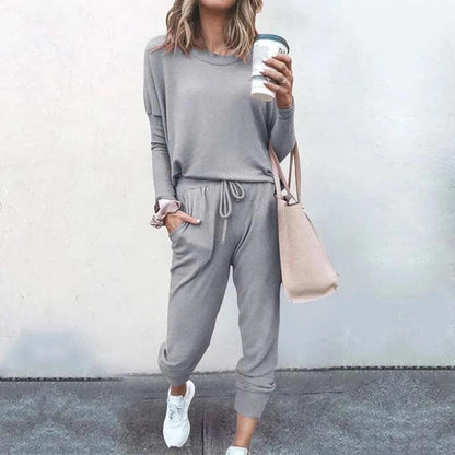 Comfortabel Sweater en Jogger Loungewear Set voor Vrouwen