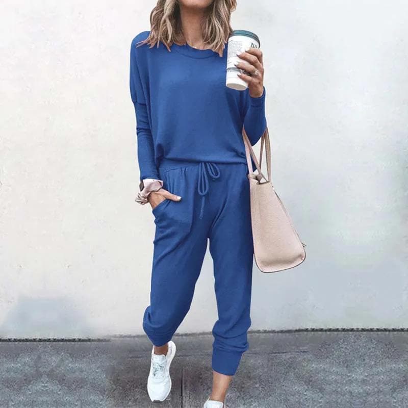 Comfortabel Sweater en Jogger Loungewear Set voor Vrouwen