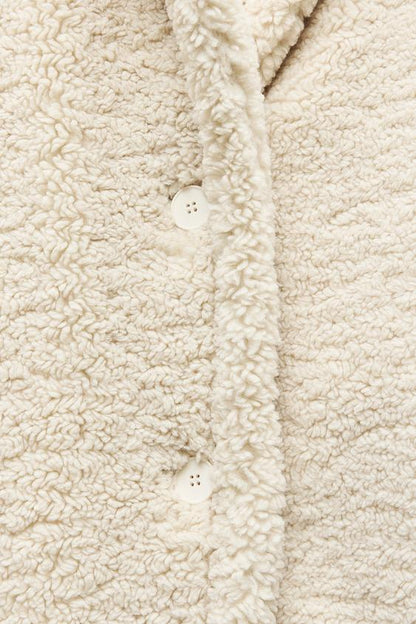 Lange Teddy Jas voor Dames Warme Winter met Reverskraag