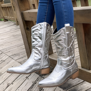 Stijlvolle Western Laarzen Met Blokhak Voor Dames