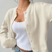 Womenâ€™s Cropped Button Cardigan â€“ Soft Knit Layer for Everyday & Casual Wear 2