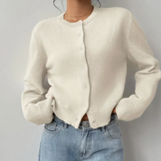 Womenâ€™s Cropped Button Cardigan â€“ Soft Knit Layer for Everyday & Casual Wear 4
