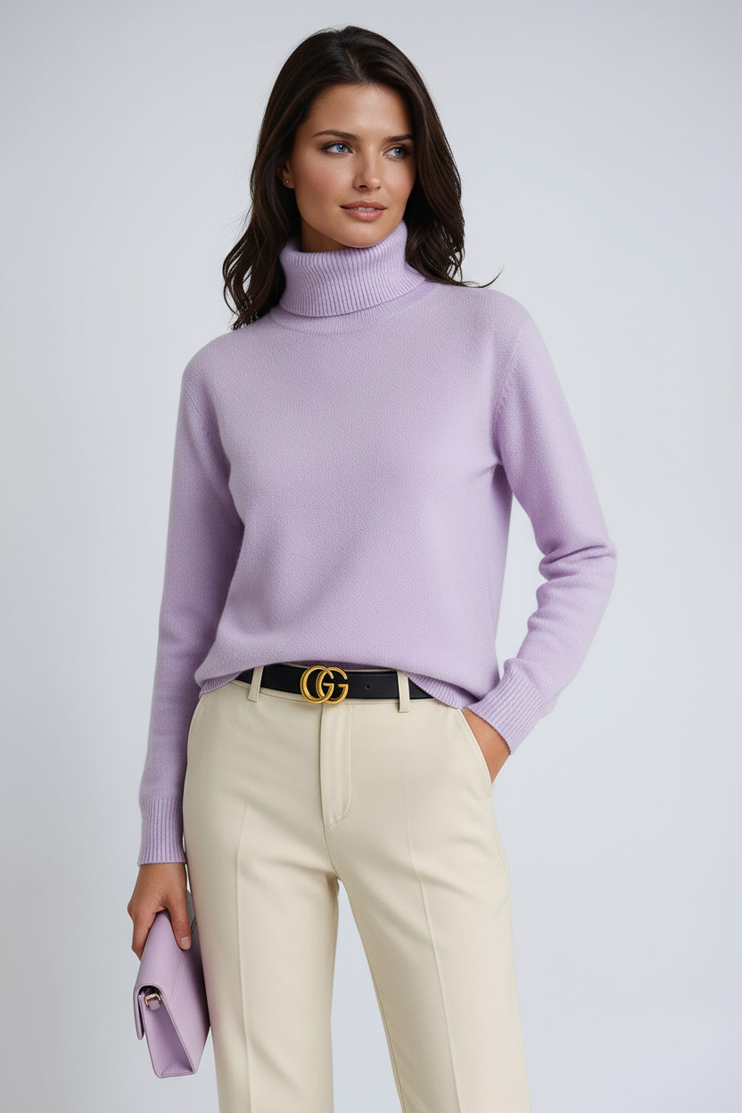 Zachte Gebreide Coltrui Dames Warm Comfortabel en Stijlvol