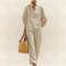 Zomer Set Dames | 2-Delige Linnen Look & Wijde Broek