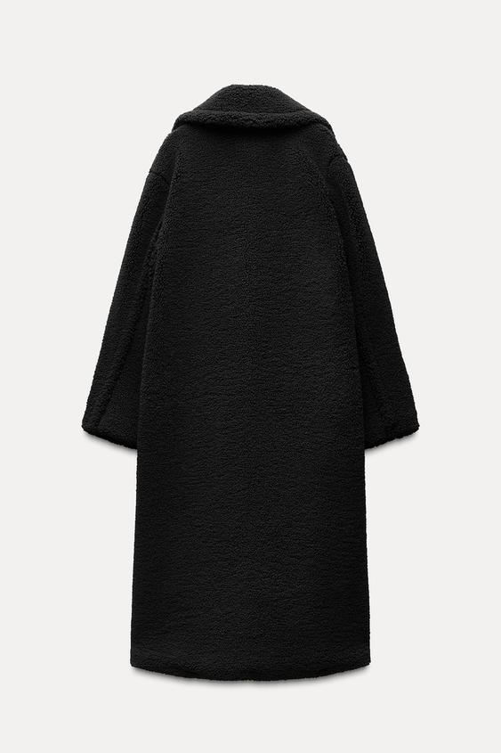 Lange Teddy Jas voor Dames Warme Winter met Reverskraag