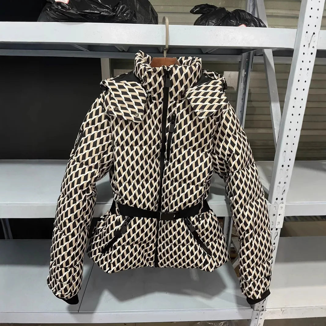 Dames Tweedelige Ski Set met Gevoerde Parka en High Waist Broek