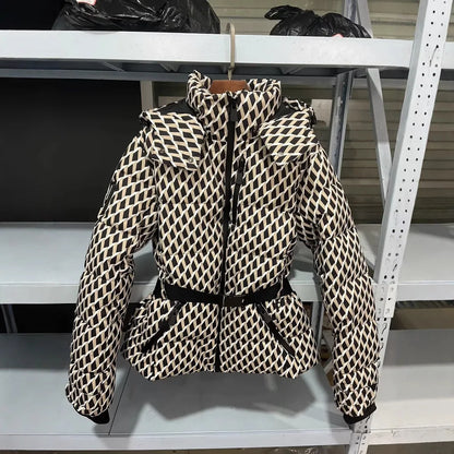 Dames Tweedelige Ski Set met Gevoerde Parka en High Waist Broek