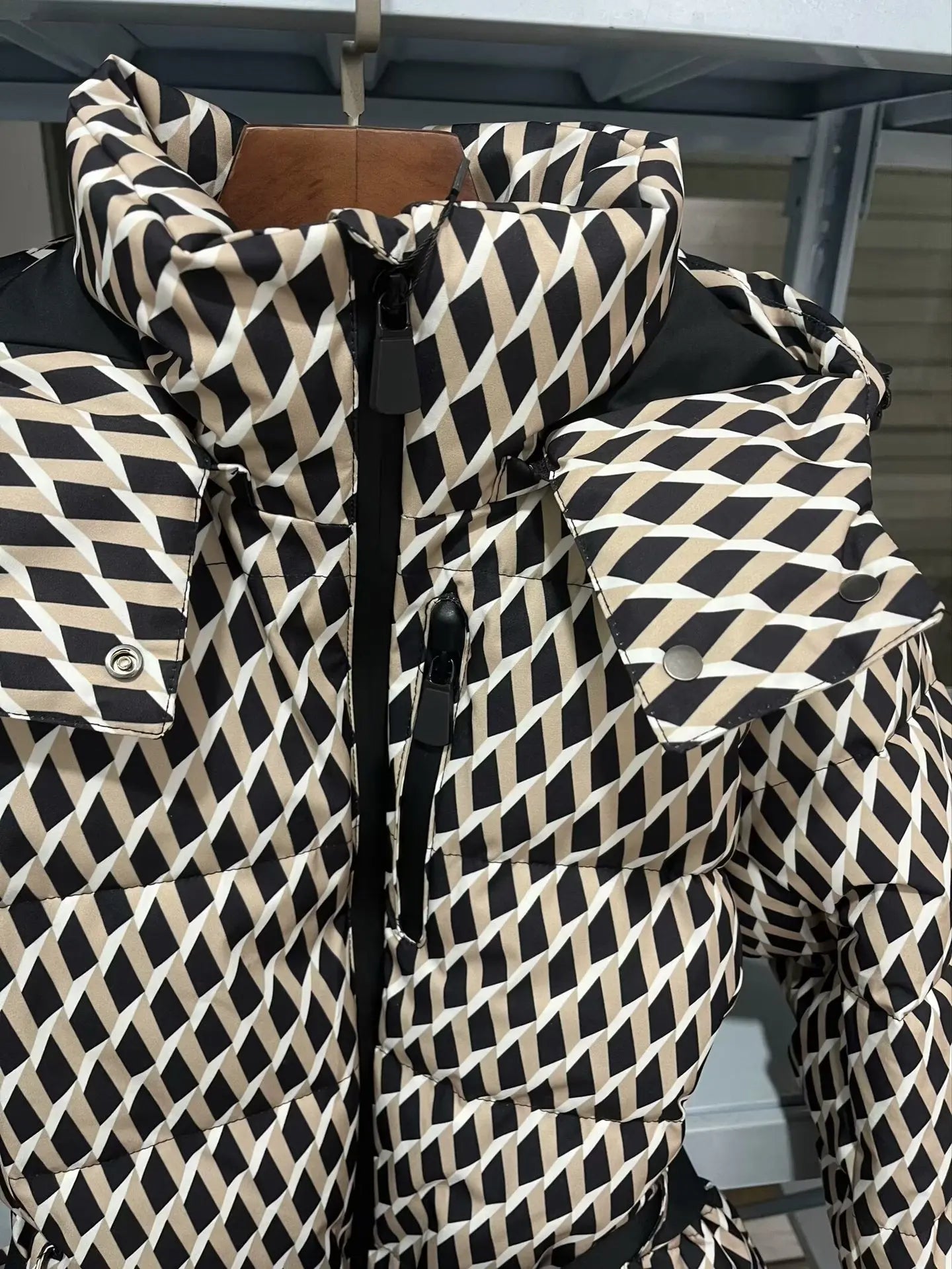 Dames Tweedelige Ski Set met Gevoerde Parka en High Waist Broek