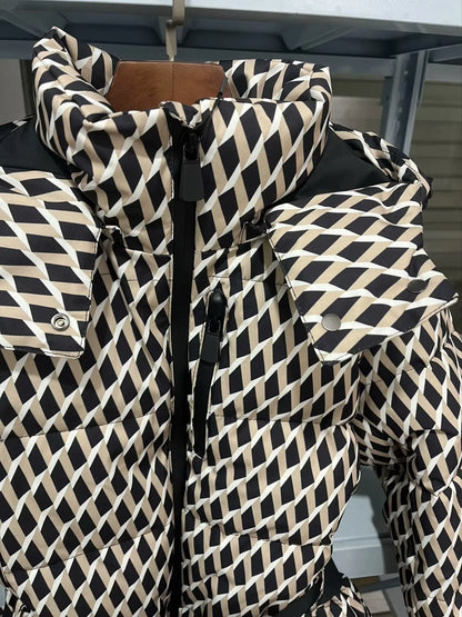 Dames Tweedelige Ski Set met Gevoerde Parka en High Waist Broek