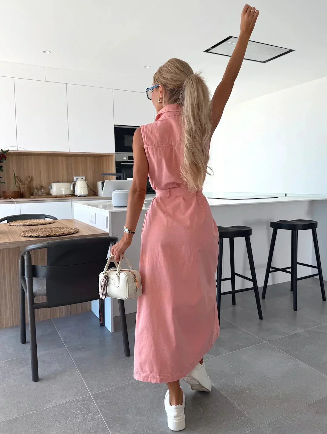 Mirella - Maxi denim jurk