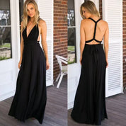 Kensi - Maxi jurk met wikkel top