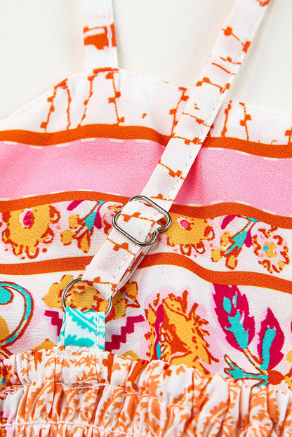 Talia - Boho Maxi Zomerjurk met Spaghettibandjes