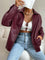 ALBERTINE - OVERSIZED DROP SHOULDER FAUX LEATHER JACKET 4