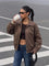 ALBERTINE - OVERSIZED DROP SHOULDER FAUX LEATHER JACKET 9