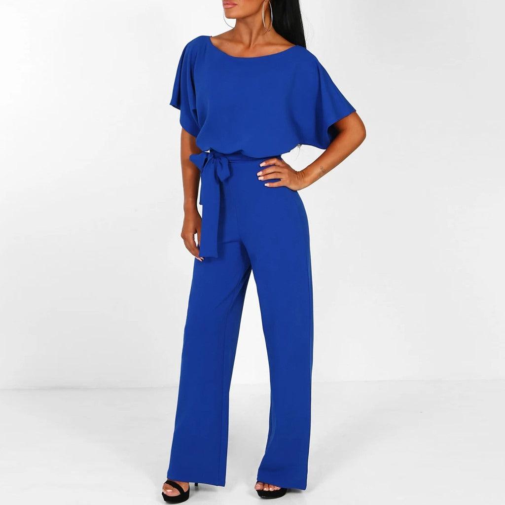 Milena - Jumpsuit met korte mouwen