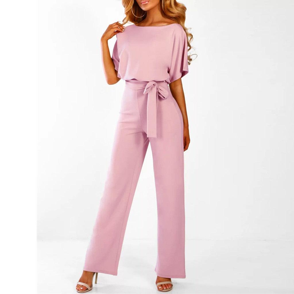 Milena - Jumpsuit met korte mouwen