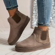 Women's Warm Winter Lined Boots with Anti-Slip Sole