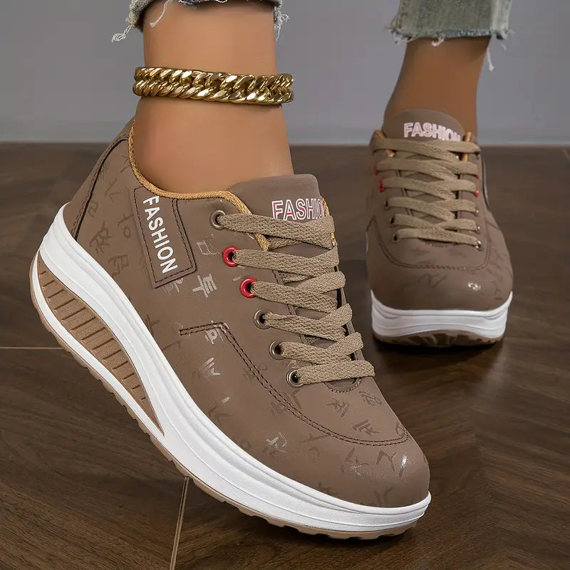 Orthopedische Sneakers Voor Dames Met Comfortabele Zool En Veters