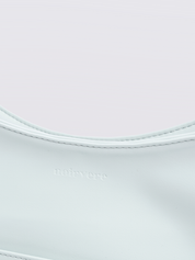 Minimalistisch vegan leer hobo schoudertas