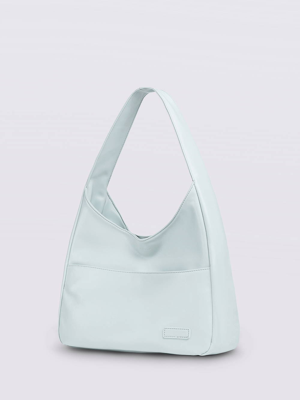 Minimalist Vegan Leather Hobo Shoulder Bag