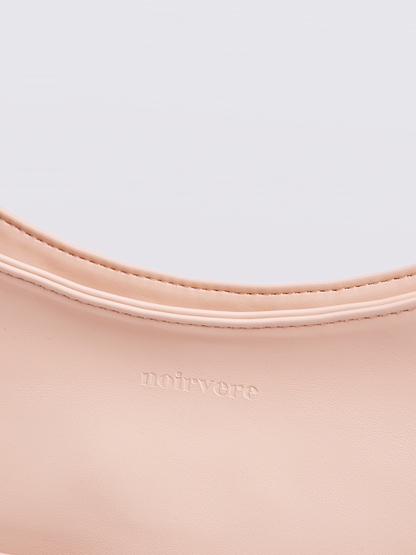 Minimalistisch vegan leer hobo schoudertas