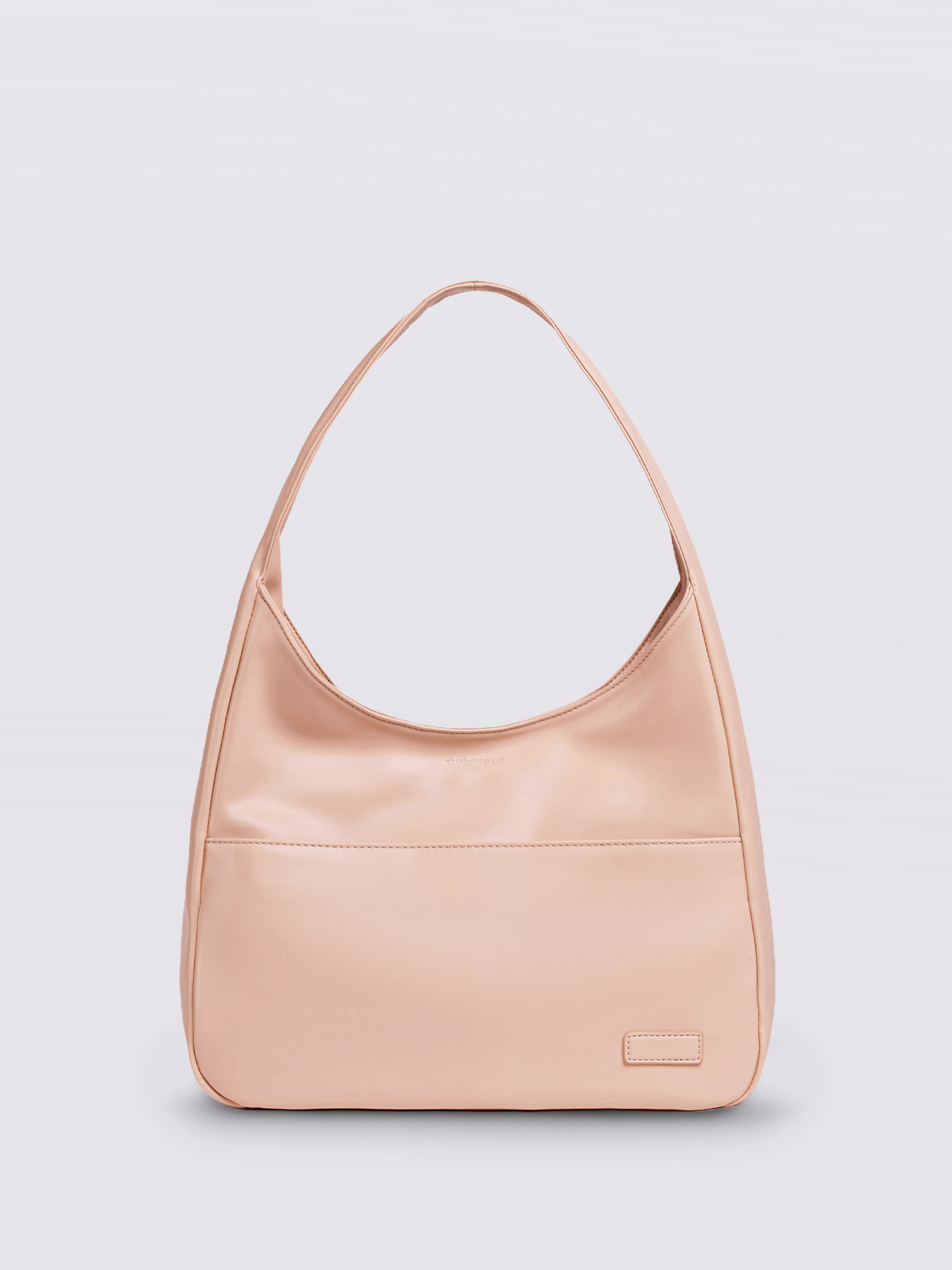 Minimalistisch vegan leer hobo schoudertas