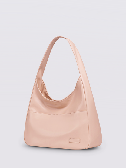 Minimalistisch vegan leer hobo schoudertas