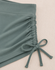 Green Bikini Set for Women with Crop Top and High Waist