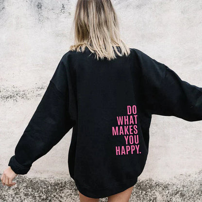 Nikita - Oversized hoodie met quote