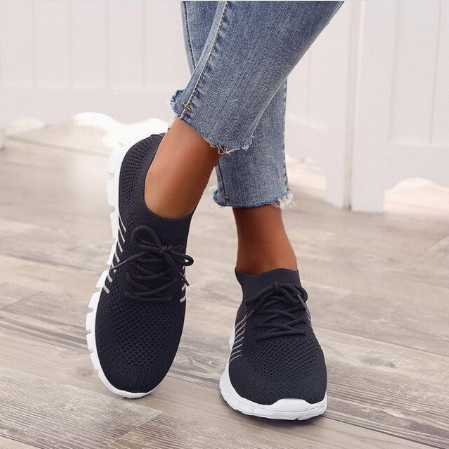 Wygodne ortopedyczne sneakersy damskie w modelu wsuwanym