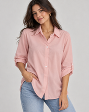 Breathable Oversized Blouse with Long Sleeves for Women