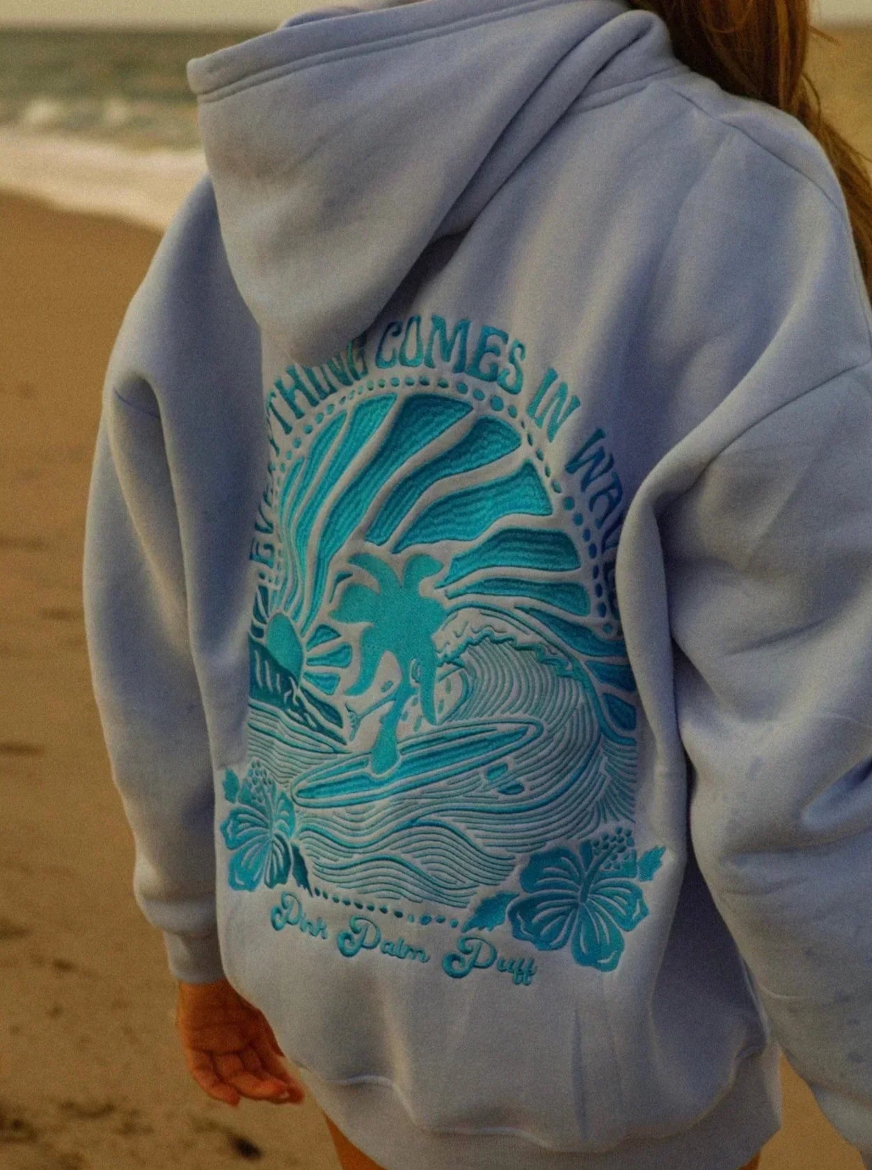 Melina - Sweat à capuche oversize imprimé