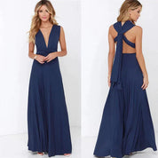 Kensi - Maxi jurk met wikkel top