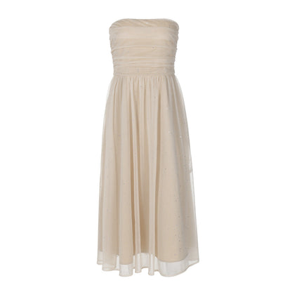 Isabeau - Chique glitter midi-jurk met subtiele pailletten