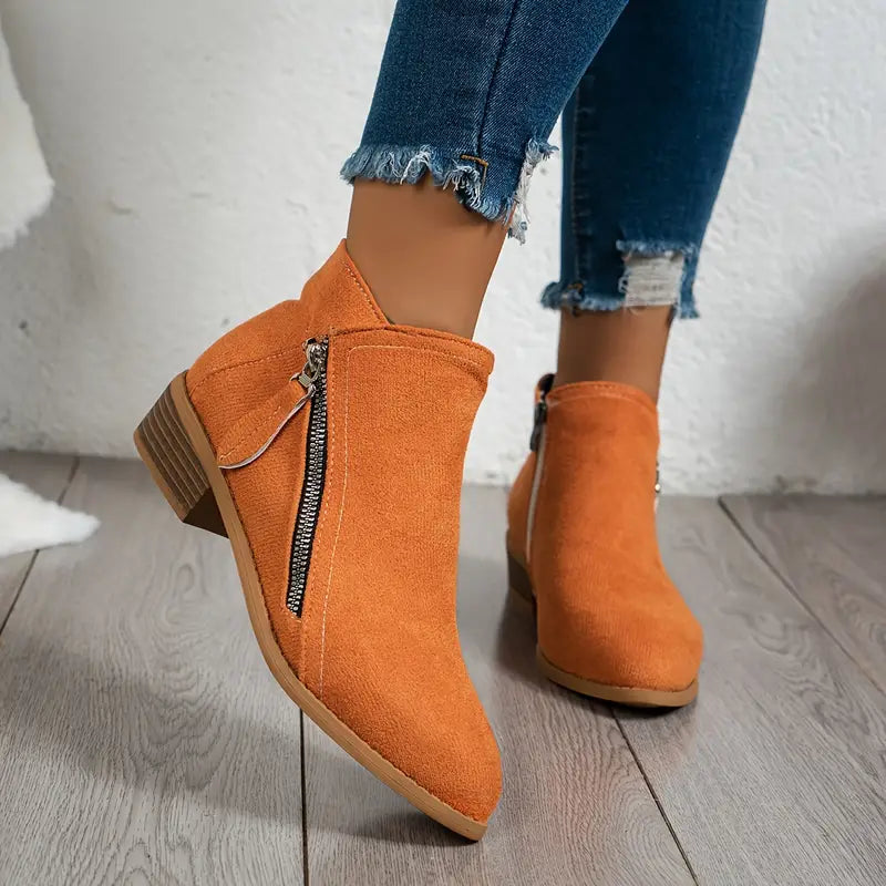 Céline - Trendy suède laarzen met hak