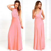 Kensi - Maxi jurk met wikkel top
