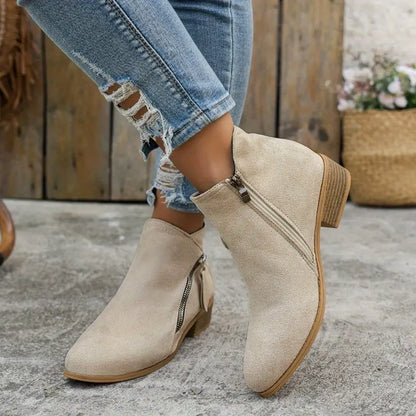 Céline - Trendy suède laarzen met hak
