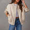 CAPUCINE - OVERSIZED FAUX LEATHER BOMBER JACKET 2