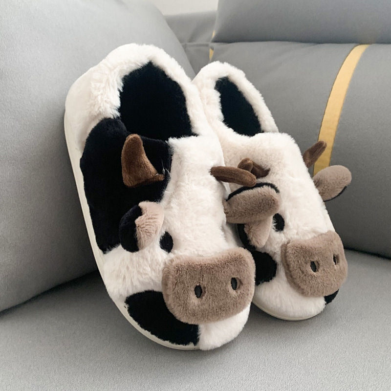Schattige Warme Dieren Pantoffels Met Zachte Voering
