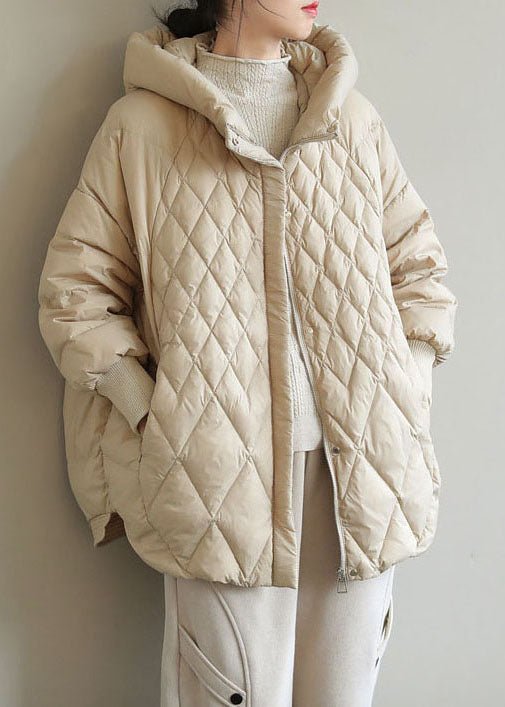 Puffer Winterjas Dames Oversized Met Capuchon En Ritssluiting