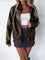 CLEMENCE - OVERSIZED WIDE COLLAR FAUX LEATHER JACKET 4