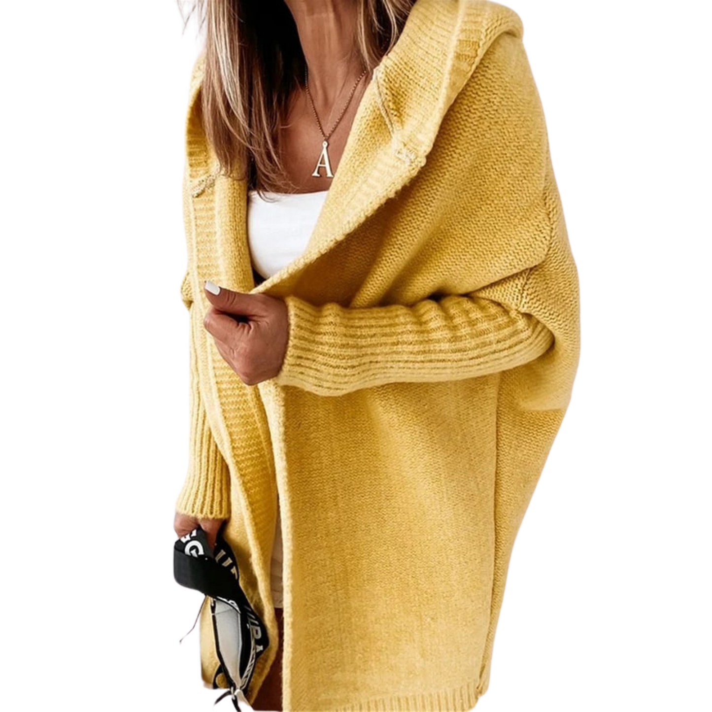 Lang oversized vest voor vrouwen | hoodie