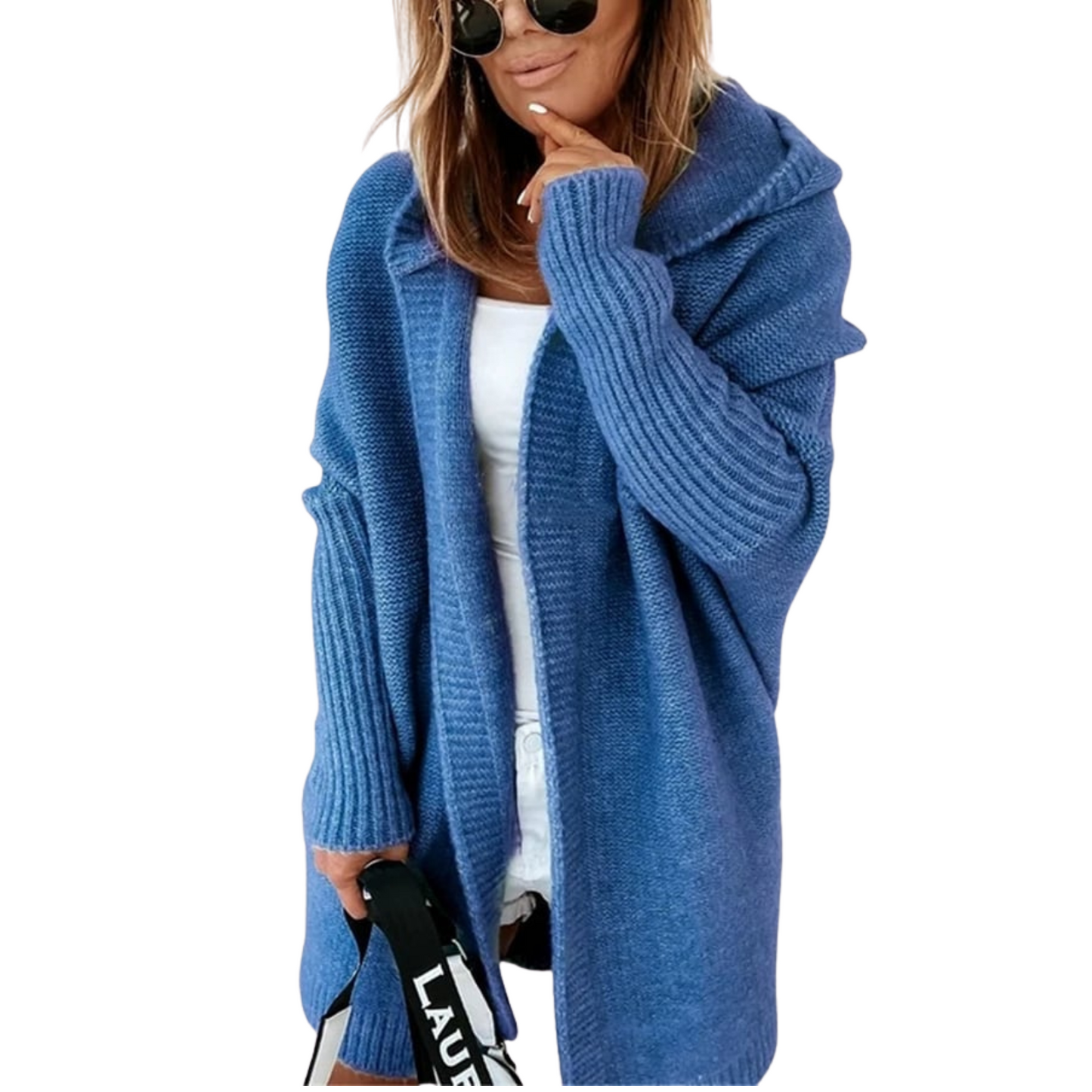 Lang oversized vest voor vrouwen | hoodie