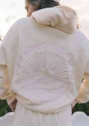 Melina - Sweat à capuche oversize imprimé